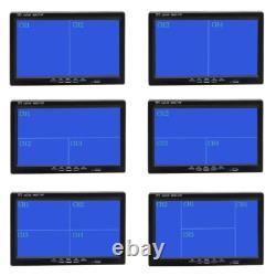 7 Split Screen Monitor 4x IR Rear View Backup Camera 4x 10m 12-24V For Truck RV