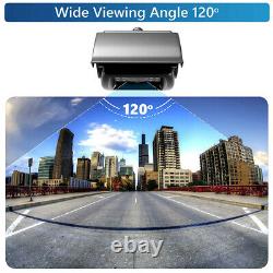 7 Split Screen Quad Monitor 4 Pin 4x IR Side Rear View Backup Camera For Truck