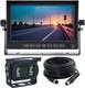 7 Wired Rear View Reverse Backup Camera System 1080P AHD with Audio, Parking