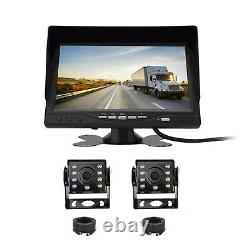 7 Wireless Backup Rear View Camera System Monitor Night Vision For RV Truck Bus