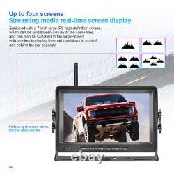 7 Wireless Color LCD Monitor Car Rear View Backup Reverse Camera Kit DC12V-24V