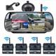 7'' Wireless DVR Monitor 4 Reverse Backup Wifi Camera Rear View For Truck Bus RV