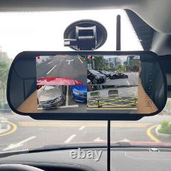7'' Wireless DVR Monitor 4 Reverse Backup Wifi Camera Rear View For Truck Bus RV