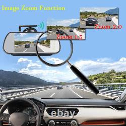 7'' Wireless DVR Monitor AHD Rear View Backup Camera For Truck Bus RV Car Van