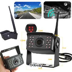 7'' Wireless DVR Monitor AHD Rear View Backup Camera For Truck Bus RV Car Van