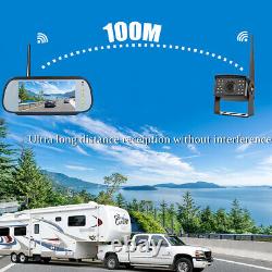 7'' Wireless DVR Monitor AHD Rear View Backup Camera For Truck Bus RV Car Van