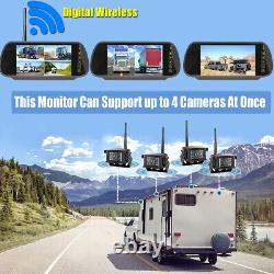 7'' Wireless DVR Monitor AHD Rear View Backup Camera For Truck Bus RV Car Van