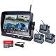 7 Wireless DVR Monitor Magnetic Rear View Backup Camera 128GB for RV Truck VAN