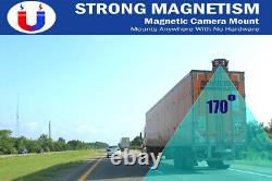 7 Wireless DVR Monitor Magnetic Rear View Backup Camera 128GB for RV Truck VAN