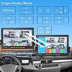 9 DVR Monitor MP5 USB 360 Rear View Backup Camera 12-36v For Truck Caravan Kit