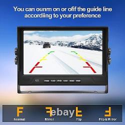 9 DVR Monitor MP5 USB 360 Rear View Backup Camera 12-36v For Truck Caravan Kit