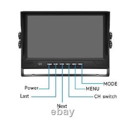 9 DVR Monitor MP5 USB 360 Rear View Backup Camera 12-36v For Truck Caravan Kit