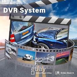 9 Digital Wireless Monitor DVR 1080P Side/Rear View Backup Camera For Truck Kit