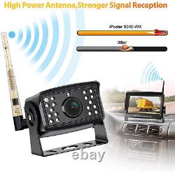 9 Digital Wireless Monitor DVR 1080P Side/Rear View Backup Camera For Truck Kit