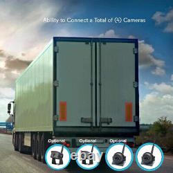 9 Digital Wireless Monitor DVR 1080P Side/Rear View Backup Camera For Truck Kit