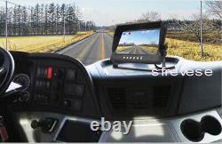 9 IPS 4CH Split SD DVR Monitor+ 4 x 4Pin AHD 1080P Car Rear View Backup Camera
