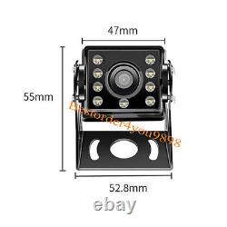 9 IPS SD DVR Split Monitor+2 x 4Pin AHD 1080P Front Car Rear View Backup Camera