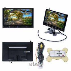 9 Monitor+4X Wireless HD Rear View Backup Cameras For RV Truck Bus Trailer kit