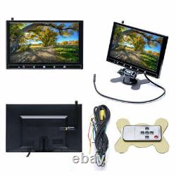 9 Monitor + 4 X Wireless Rear View Backup Cameras For RV Truck Bus Trailer kit