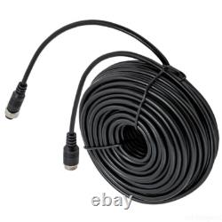9 Monitor 4x Side Rear View Backup Cameras 2x 10+2x 20m Video Cables Truck Rvs