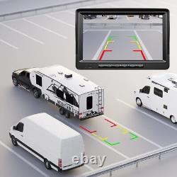 9 Monitor Car Rear View Backup Camera Split System Kit DVR Waterproof Parking