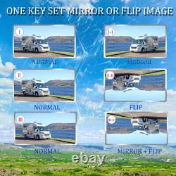 9 QUAD Monitor Screen Rear View Backup CCD Camera for Car Truck RV Trailer BUS