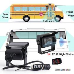 9 QUAD Monitor Screen Rear View Backup CCD Camera for Car Truck RV Trailer BUS