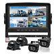 9 Quad DVR Monitor Rear View Backup Camera Reverse for Truck Bus Trailer RV Car