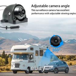 9 Quad DVR Monitor Rear View Backup Camera Reverse for Truck Bus Trailer RV Car