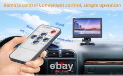 9 Quad Monitor 2 Heavy Duty IR Rear View Backup Camera 12-24v For Bus Truck RV