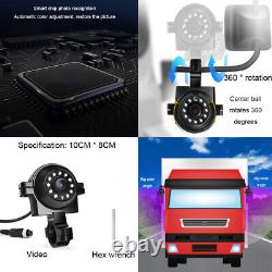 9 Quad Monitor DVR Recorder System Rear View Backup Camera for Truck Trailer Rv