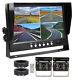 9 Quad Monitor Screen Car CCD Backup Rear View Camera For RV Truck Trailer Bus