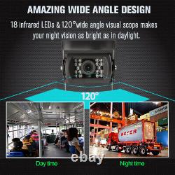 9 Quad Monitor Screen Car CCD Backup Rear View Camera For RV Truck Trailer Bus