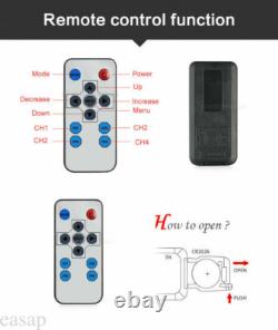 9 Quad Rear View Monitor+2x4PIN CCD Backup Camera+2x10m Kit For Truck Carvan RV