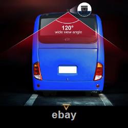 9 Quad Rear View Monitor+2x4PIN CCD Backup Camera+2x10m Kit For Truck Carvan RV