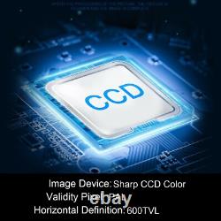 9 Quad Rear View Monitor+2x4PIN CCD Backup Camera+2x10m Kit For Truck Carvan RV