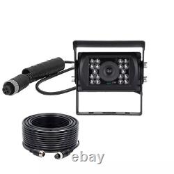 9 Quad Split Monitor Screen Rear View Backup Camera DVR System For Van Truck RV