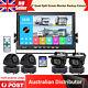 9 Quad Split Screen Monitor DVR with MIC Speaker MP5 Rear View Backup Camera Kit