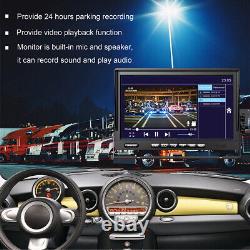 9 Quad Split Screen Monitor DVR with MIC Speaker MP5 Rear View Backup Camera Kit
