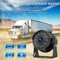 9'' RV Backup Camera Wired System, 4 1080P IP68 Waterproof Rear View Cameras