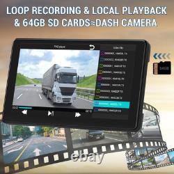 9'' RV Backup Camera Wired System, 4 1080P IP68 Waterproof Rear View Cameras