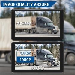 9'' RV Backup Camera Wired System, 4 1080P IP68 Waterproof Rear View Cameras