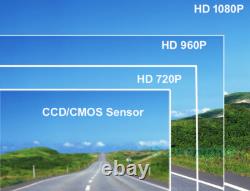 9 Split DVR Monitor+ 2x AHD 1080P Car Rear View Backup Camera Trailer RV Camper