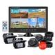 9 Split Monitor Rear View Backup Camera For Truck Caravan Reversing Rear View