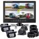 9 Split Monitor Rear View Backup Camera For Truck Caravan Reversing Rear View