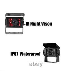 9 Split Monitor Rear View Backup Camera For Truck Caravan Reversing Rear View