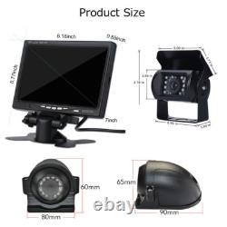 9 Split Monitor Rear View Backup Camera For Truck Caravan Reversing Rear View