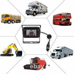 9 Split Screen Monitor +4CH4Pin Front Side Rear View Backup Camera CCD For BUS
