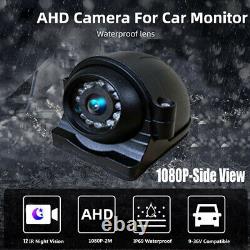 9 Touch Screen Monitor DVR Record Rear View Backup Reversing 4x Camera with 256GB