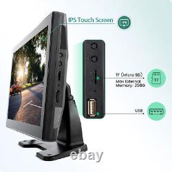 9 Touch Screen Monitor DVR Record Rear View Backup Reversing 4x Camera with 256GB